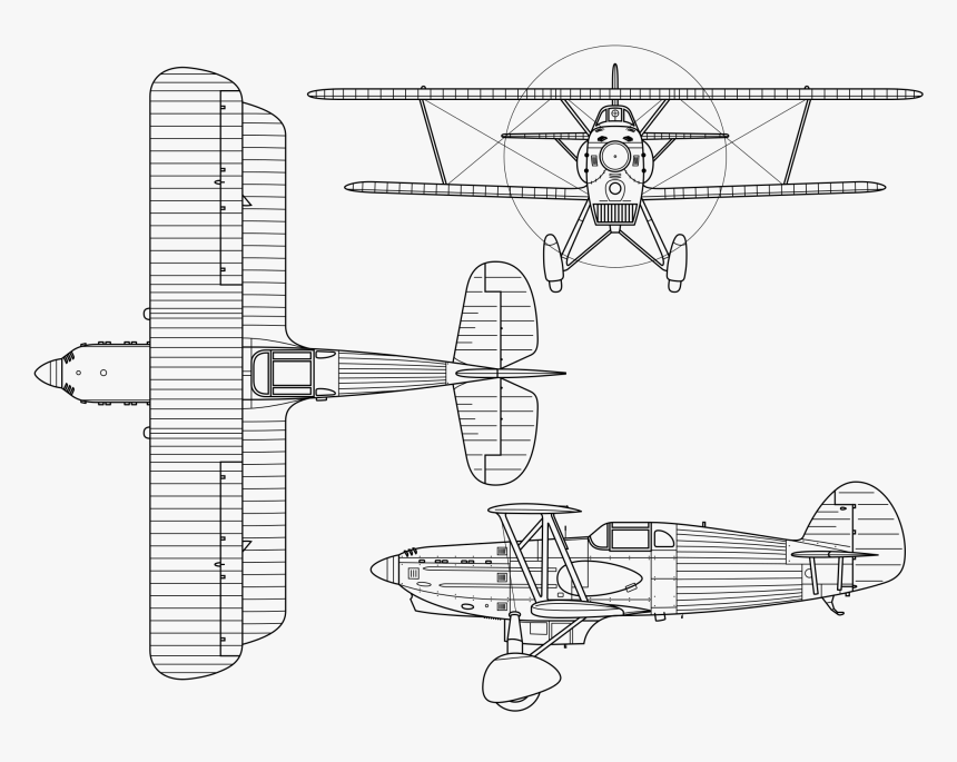 Biplane Birds Eye View, HD Png Download, Free Download