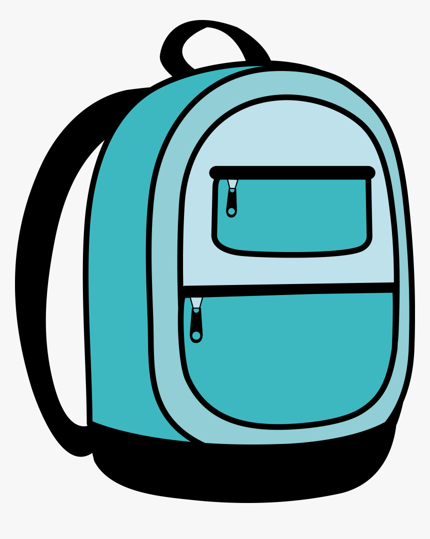 School Backpack Clipart Free Clipart Images - Clip Art Backpack, HD Png Download, Free Download