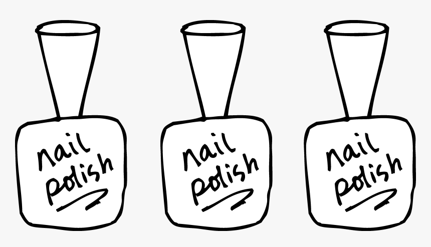 Free Download On Cognigen - Black And White Clip Art Nail Polish, HD Png Download, Free Download