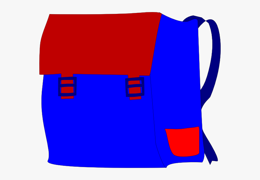 Blue And Red Backpack Svg Clip Arts - Clip Art, HD Png Download, Free Download