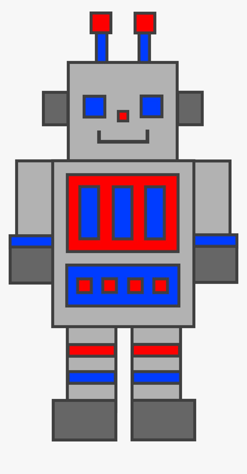 Free Clip Art Robot Clipart - Robot Clip Art, HD Png Download, Free Download