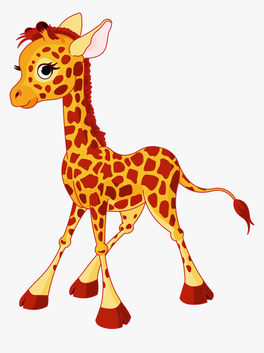Transparent Baby Calf Clipart - Cartoon Giraffe Png, Png Download, Free Download