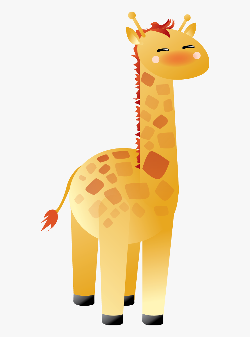 Giraffe Free To Use Clipart - سكرابز حيوانات كرتونية, HD Png Download, Free Download