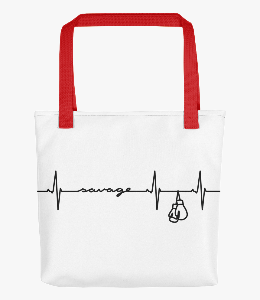 Pulse-logo Mockup Mockup Red - Tote Bag, HD Png Download, Free Download