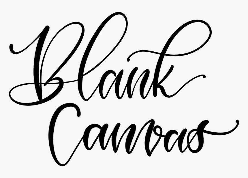 Blank Canvas Logo - Calligraphy, HD Png Download, Free Download