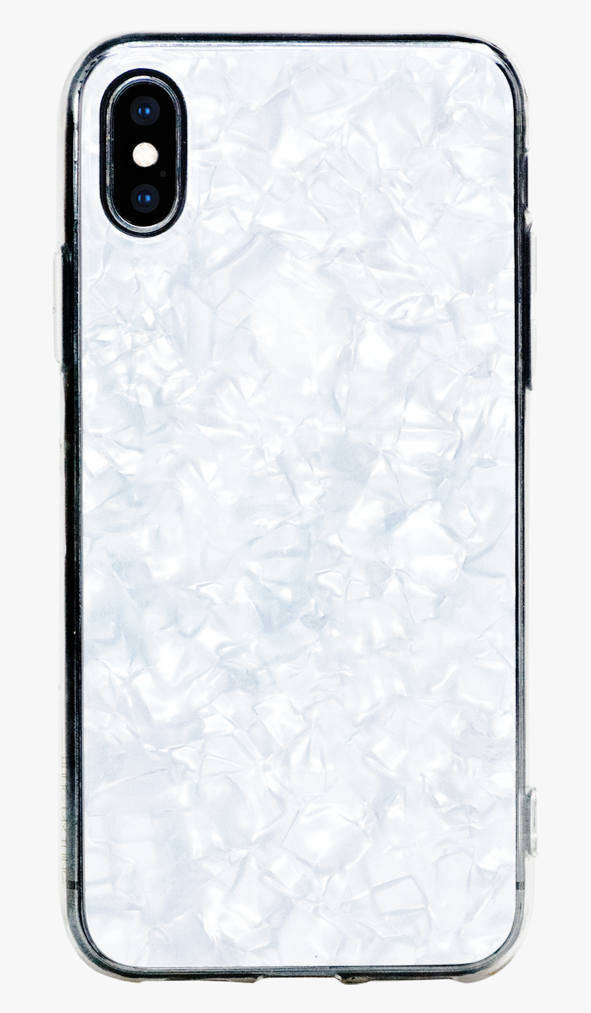 Chic ᛫ Pearl White ᛫ With Shimmering Effect ᛫ Double-layered - Mobile Phone Case, HD Png Download, Free Download