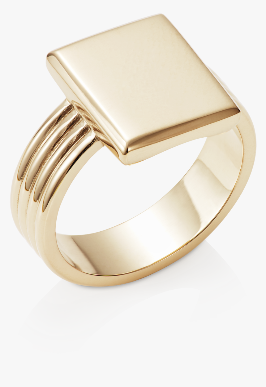 Era Signet Ring 18ct Yellow Gold - Pre-engagement Ring, HD Png Download, Free Download