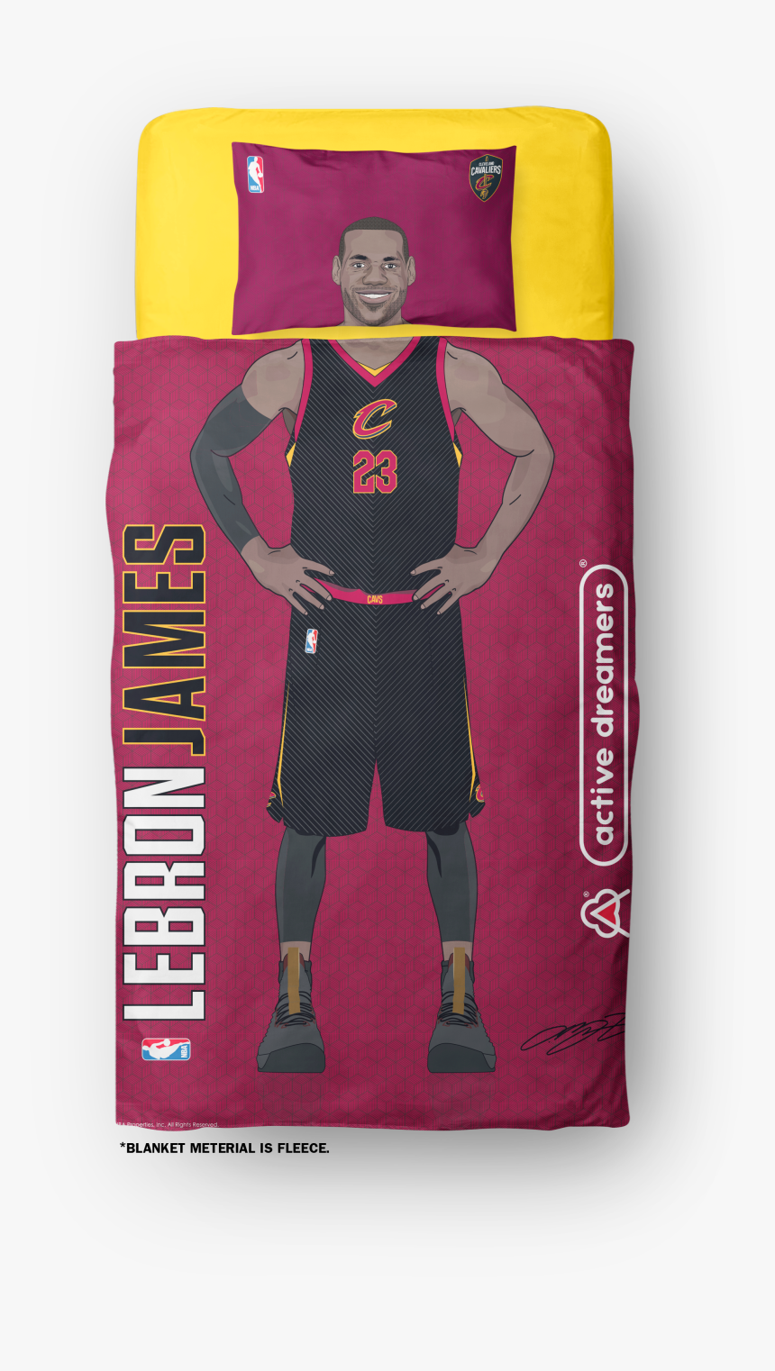 Lebron James Comforter Lakers, HD Png Download, Free Download