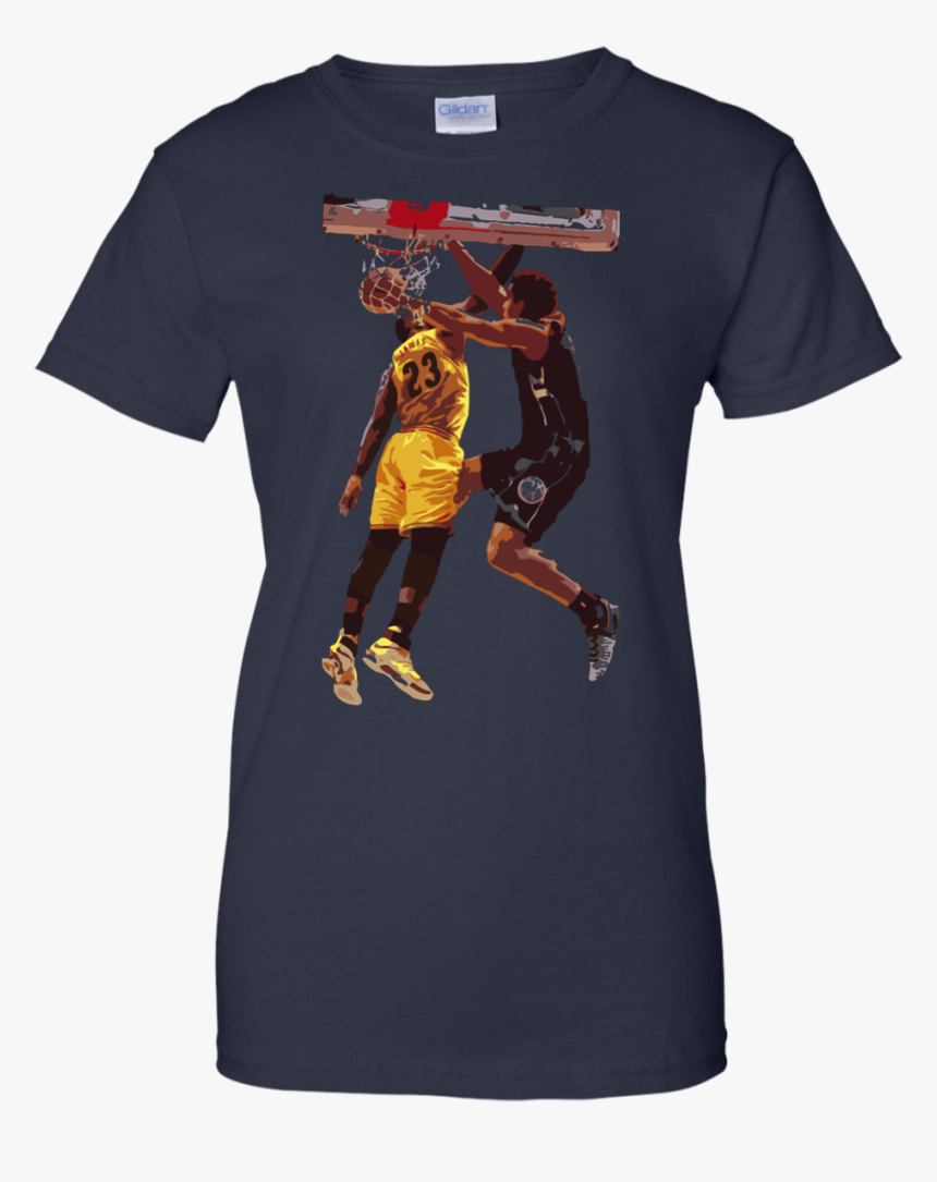 Malcolm Brogdon Dunk On Lebron James T Shirt, Hoodies, - T-shirt, HD Png Download, Free Download