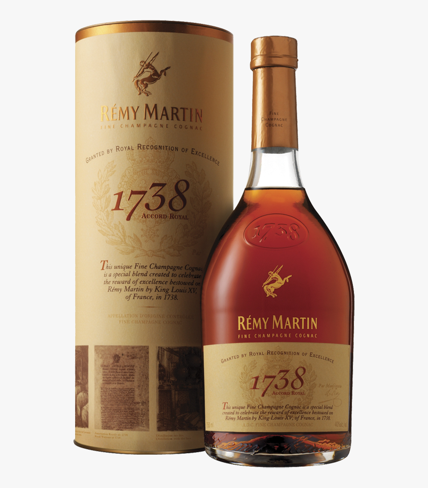 Remy Martin 1738 Accord Royal 750 Ml - Remy Martin 1738 Cognac, HD Png Download, Free Download