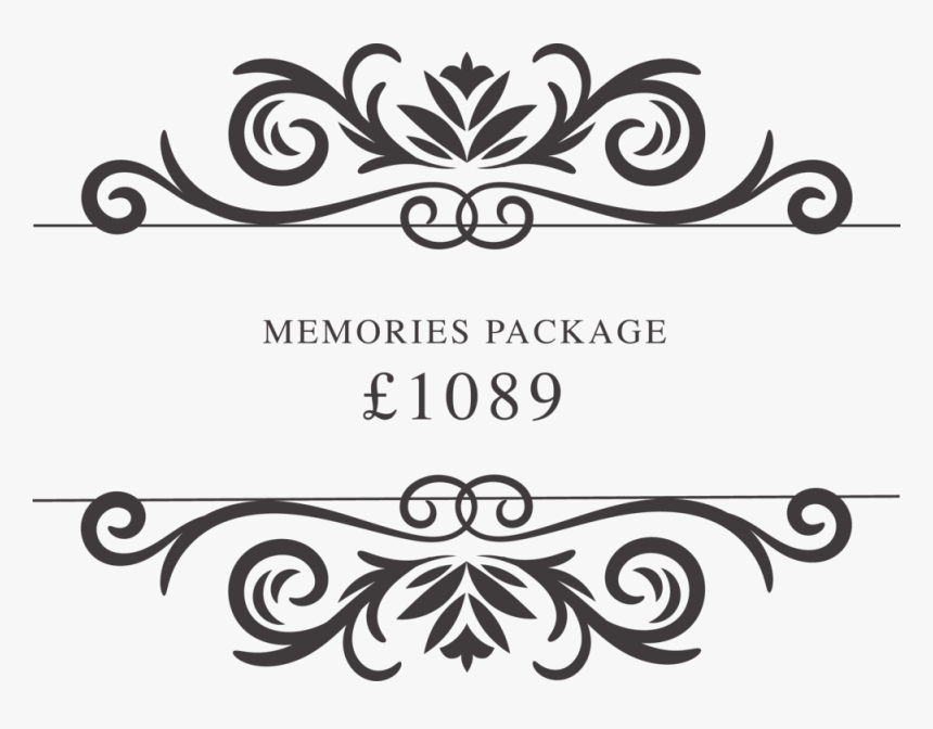 Memories - Borders Design Black And White Clipart, HD Png Download, Free Download