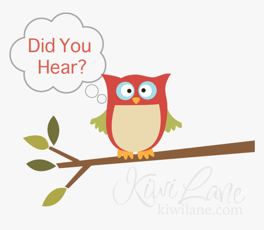 Owl Branch Clip Art - News Owl Clip Art, HD Png Download, Free Download