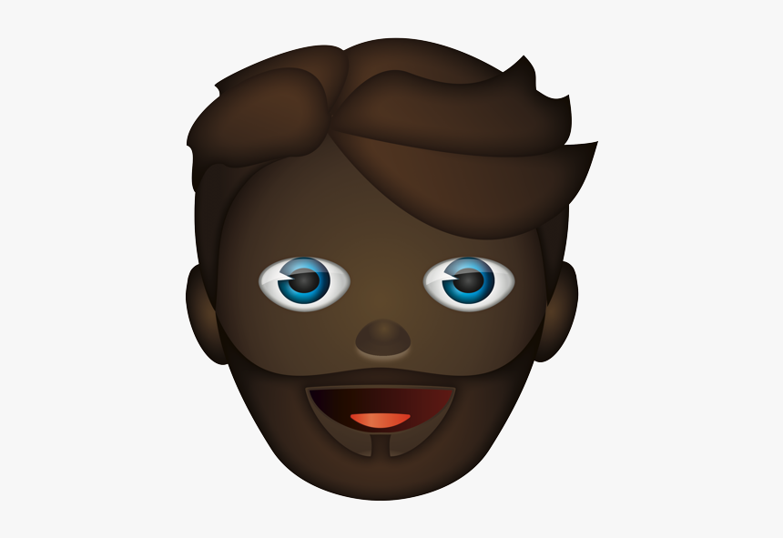 Bearded Emoji Png, Transparent Png, Free Download