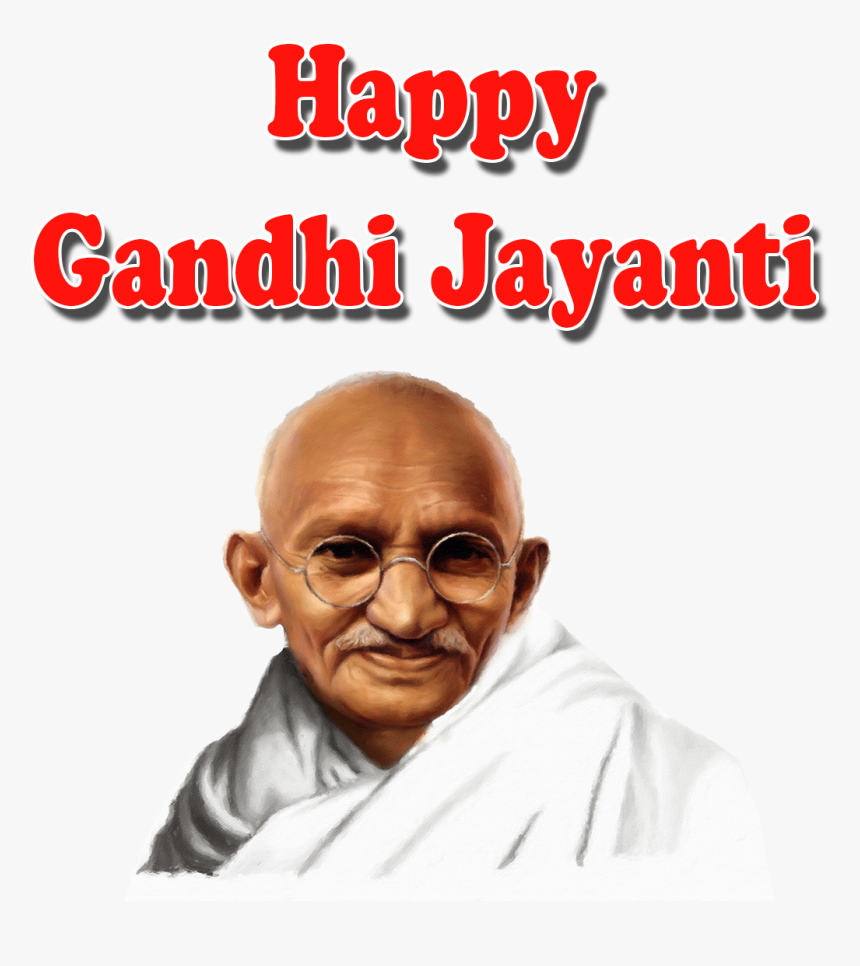 Happy Gandhi Jayanti Png Free Download - Poster, Transparent Png, Free Download