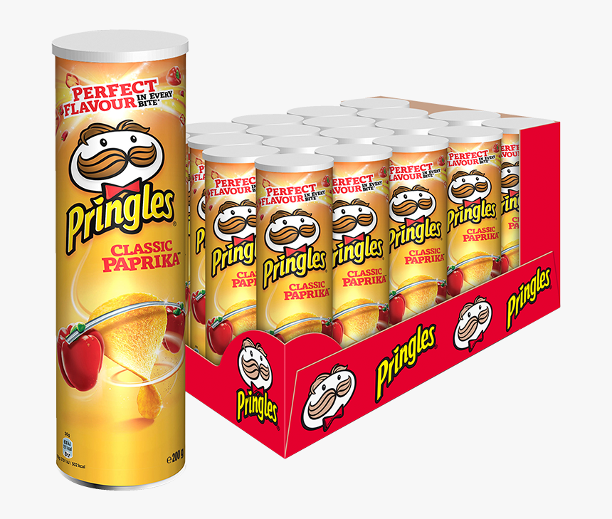 Pringles Classic Paprika Karton - Paprika Pringles, HD Png Download, Free Download