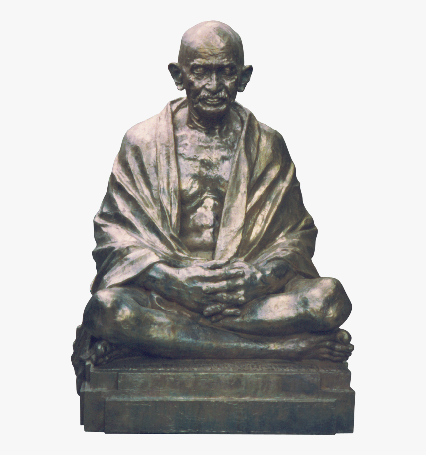 Gandhi Bust 3 Mahatma Gandhi Jayanti - Bronze Sculpture, HD Png Download, Free Download