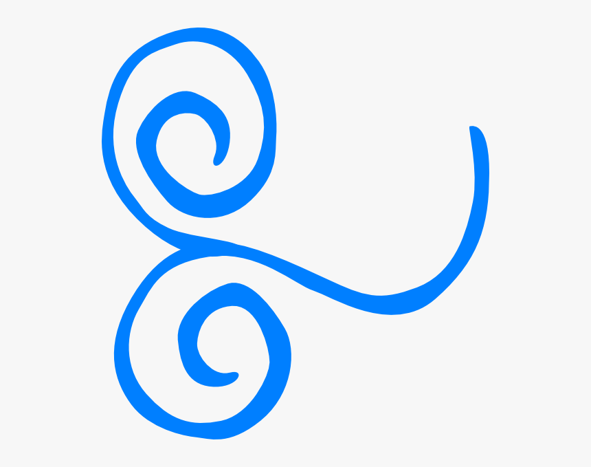 Blue Swirl Clip Art N14, HD Png Download, Free Download