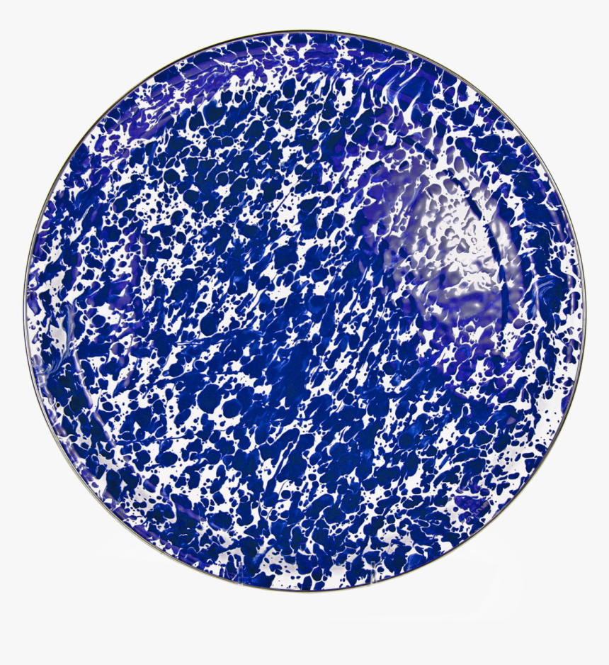 Cb01 Cobalt Blue Swirl Large Tray - Circle, HD Png Download, Free Download