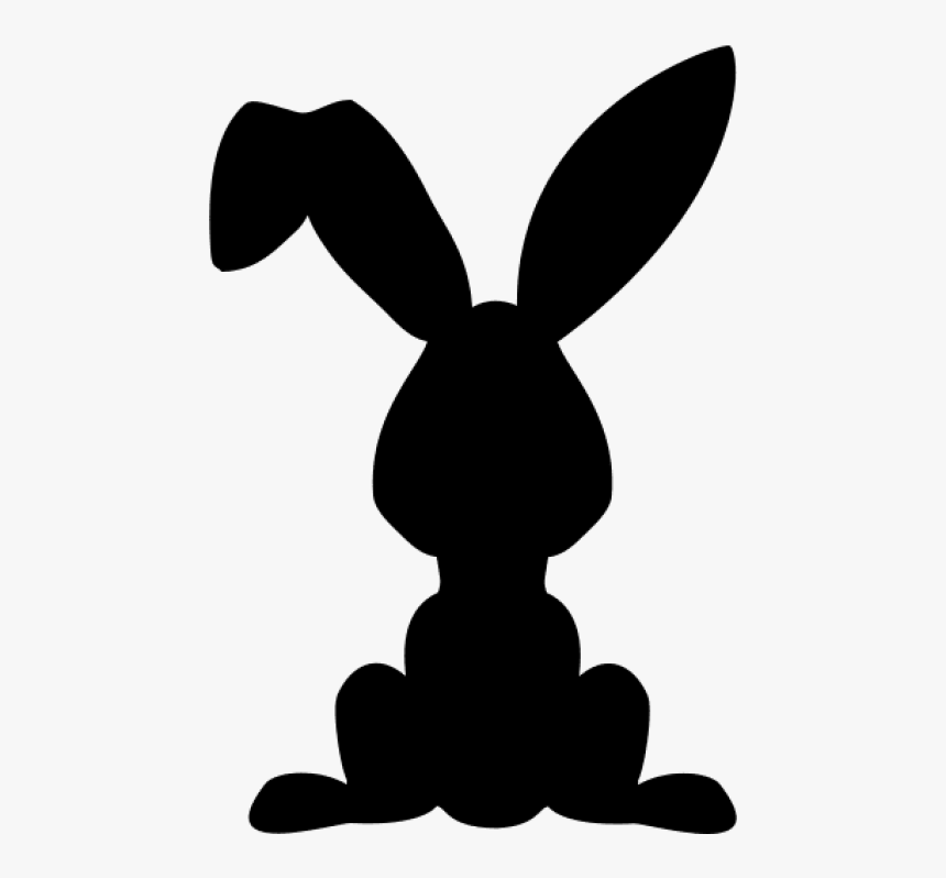 Free Png Download Easter Bunny Ears Silhouette Png - Easter Bunny Silhouette Svg, Transparent Png, Free Download
