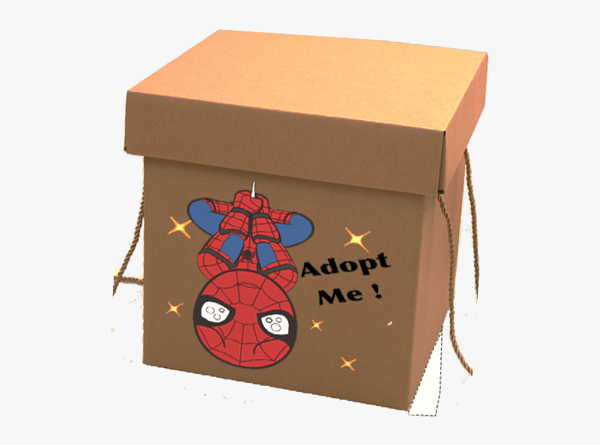 Chibi Spider Man "adopte Me - Spiderman Gift Box, HD Png Download, Free Download