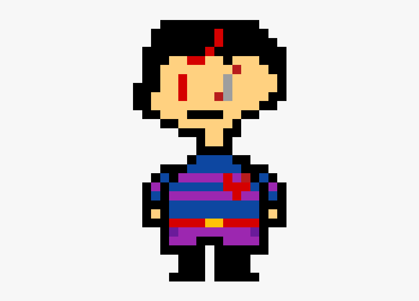 Undertale Human Pixel Art, HD Png Download, Free Download