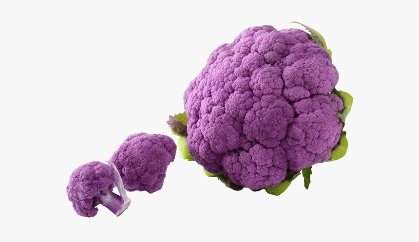 Cauliflower Png Clipart Background - Purple Vegetable Transparent Background, Png Download, Free Download