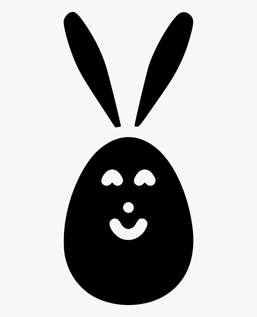 Egg Bunny Rabbit Ears Paschal Decorated - Illustration, HD Png Download, Free Download