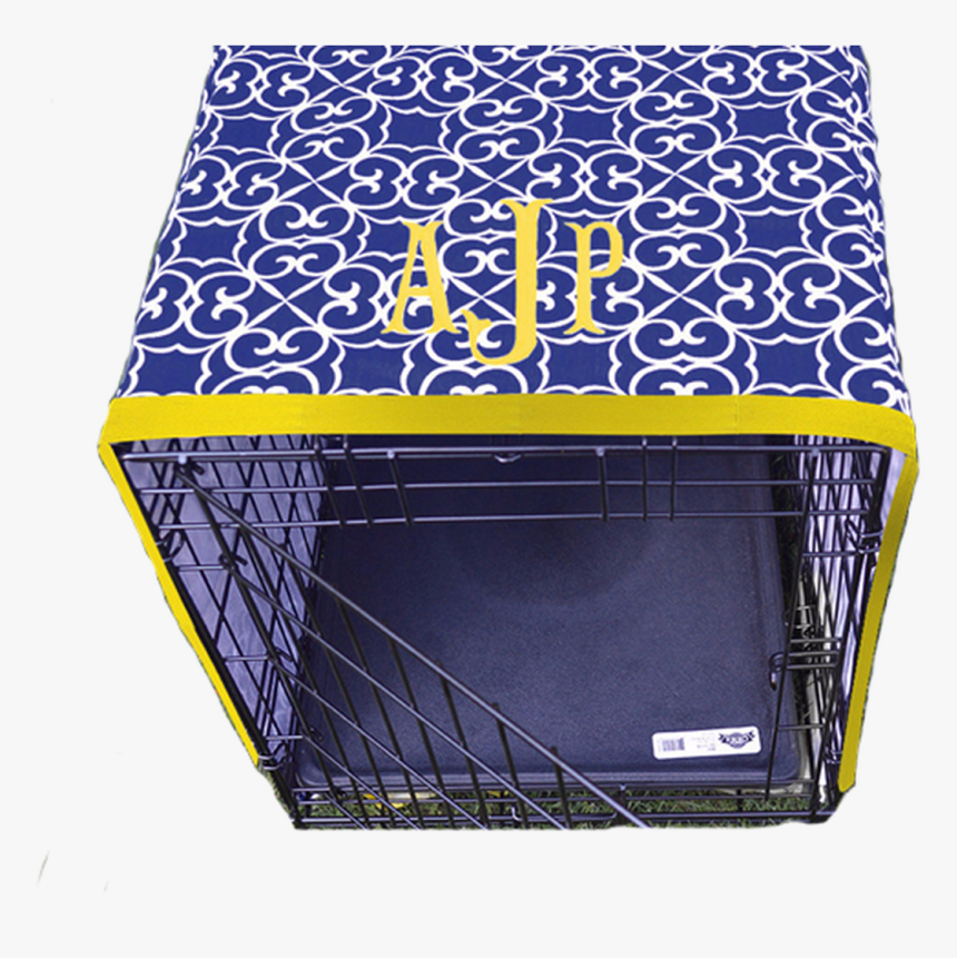 Blue Swirl Monogram Dog Crate Cover - Laptop, HD Png Download, Free Download