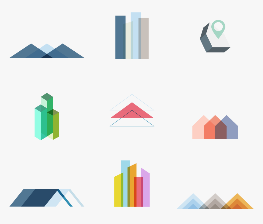 Abstract Architecture Logo Symbols - Logotipos De Inmobiliarias, HD Png Download, Free Download