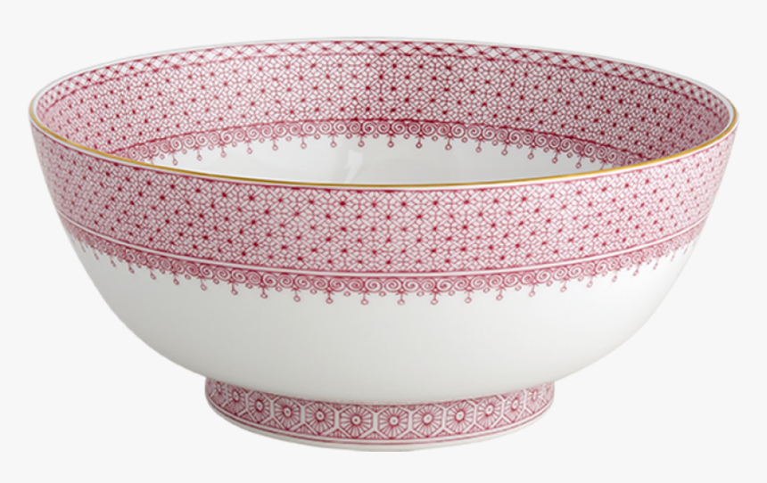 Pink Lace Round Bowl - Bowl Transparent Pink, HD Png Download, Free Download