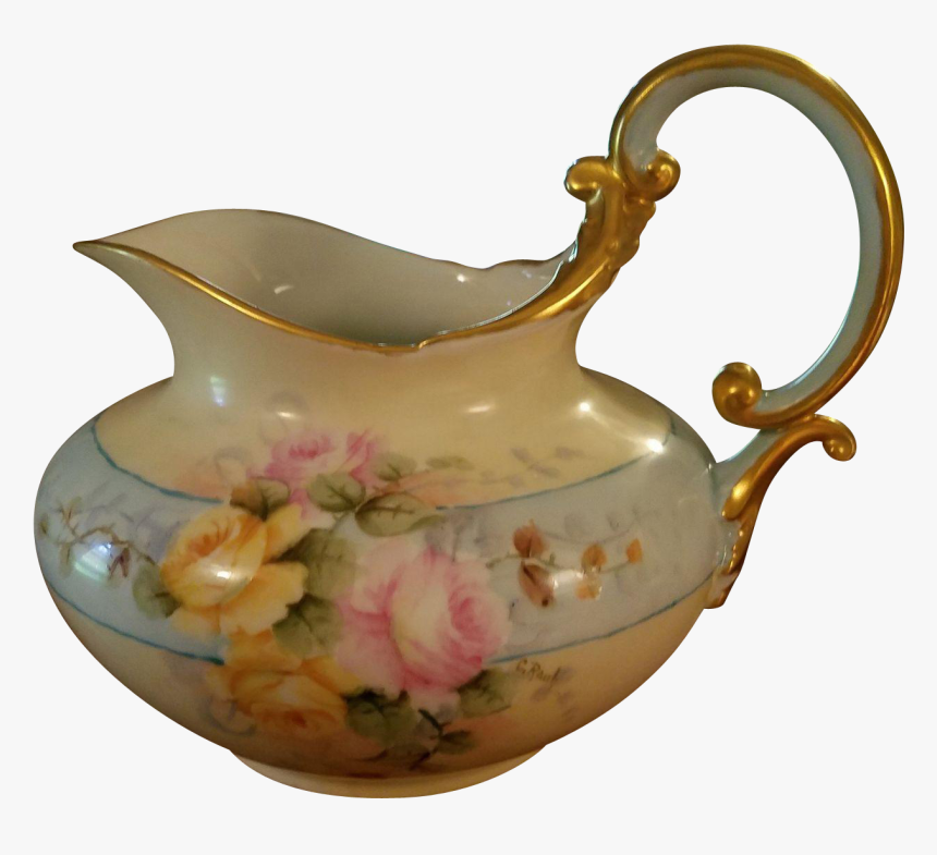 Bavaria Hand Painted Cider Lemonade Pitcher,artist - Ceramic, HD Png Download, Free Download