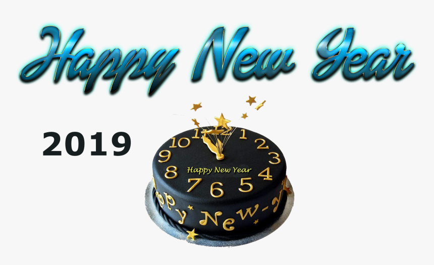 Happy New Year 2019 Cake, HD Png Download, Free Download