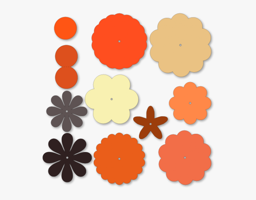 Scalloped Set Plus Circle Garland Shapes, HD Png Download, Free Download