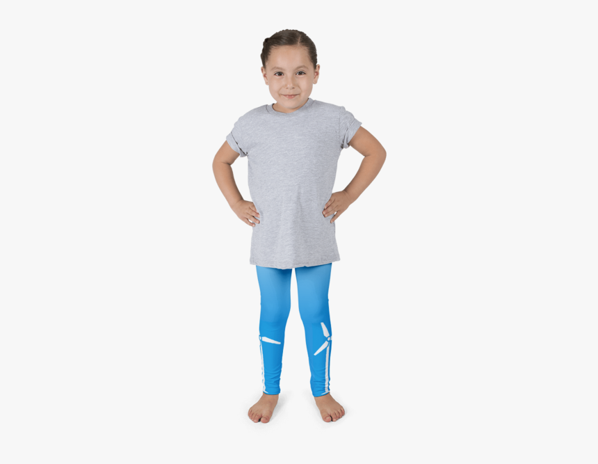 Wind Power Kid"s Leggings - Mockup Tights Kids, HD Png Download, Free Download