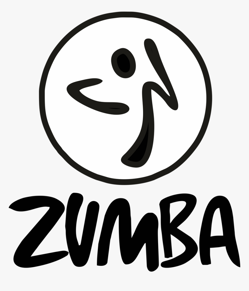 R Fitness Logo Images - Zumba Logo Black And White, HD Png Download, Free Download