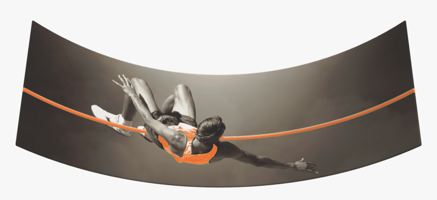 2d Curved Hanging Trade Show Banner - Extreme Sport, HD Png Download, Free Download