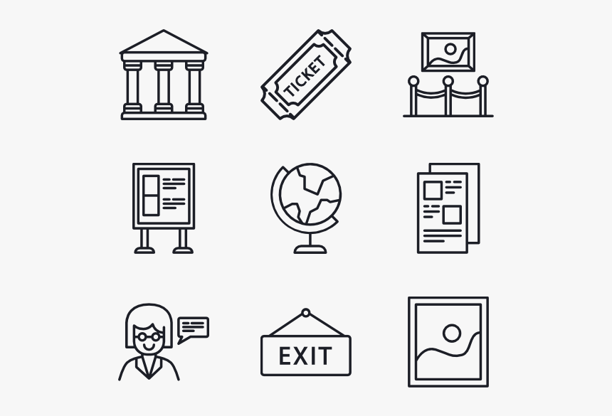 Museum - Editorial Design Icon, HD Png Download, Free Download