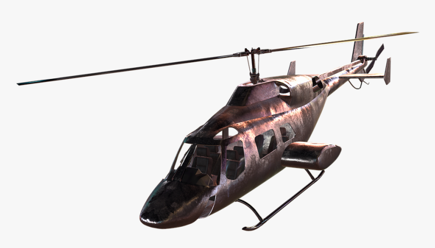 Helicopter, Render, 3d, Rendering, Technology, Steel - Helicopter Render, HD Png Download, Free Download