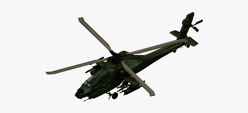 Apache Helicopter 3ds Max Model - Helicoptero Apache Png, Transparent Png, Free Download