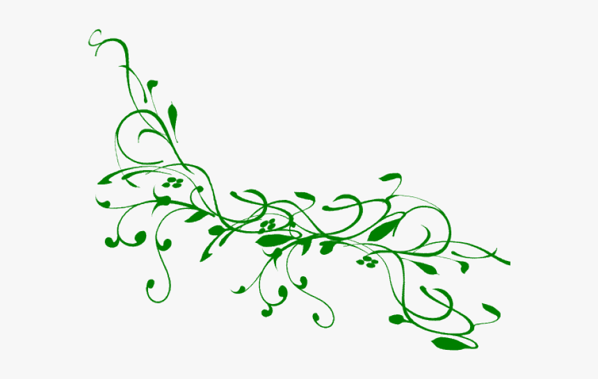 Green Vine Cliparts - Green Vines Clip Art, HD Png Download, Free Download