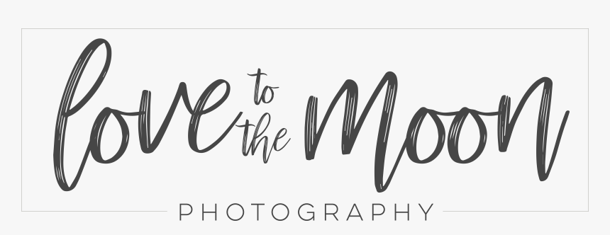 Love To The Moon Photography - Calligraphy, HD Png Download, Free Download