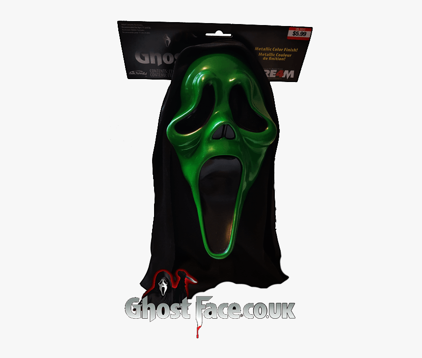 Ghostface Mask Green, HD Png Download, Free Download