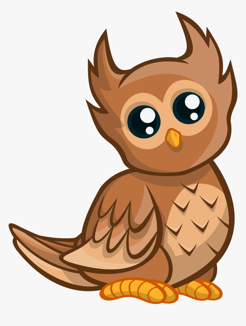 Owl Clip Art - Clip Art Cute Owl, HD Png Download - kindpng