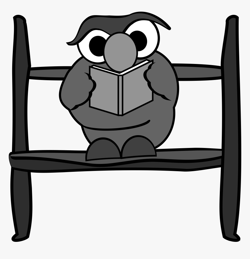 Png Stock Owl Clipartblack Com Free - Animasi Membaca Buku Png, Transparent Png, Free Download