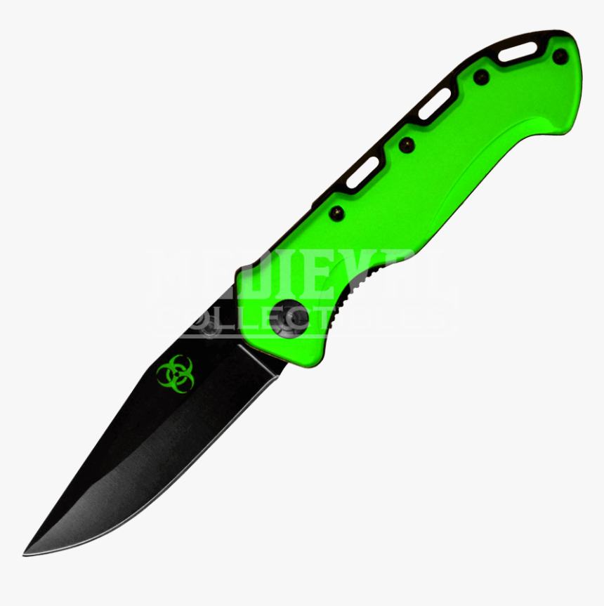 Transparent Pocket Knife Png - Green Pocket Knives, Png Download, Free Download