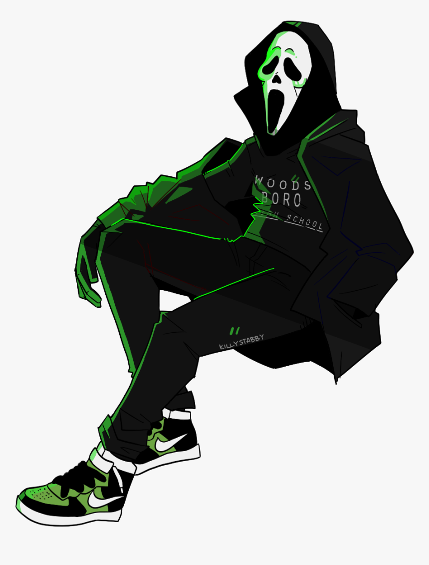 “modern Ghostface - Modern Ghost Face Costume, HD Png Download, Free Download