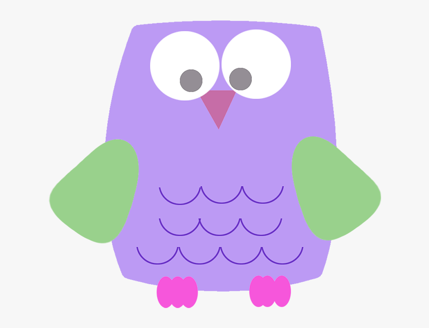 Lila Funny Owl Clipart - Free Cute Clip Art Shapes, HD Png Download, Free Download