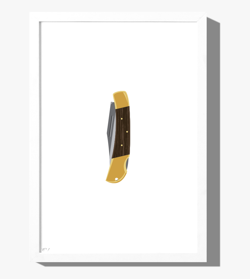 Pocket Knife Art Print With Optional Frame, HD Png Download, Free Download