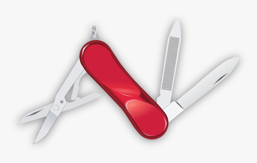 Swiss Army Knife Pocketknife Clip Art - Swiss Army Knife No Background, HD Png Download, Free Download