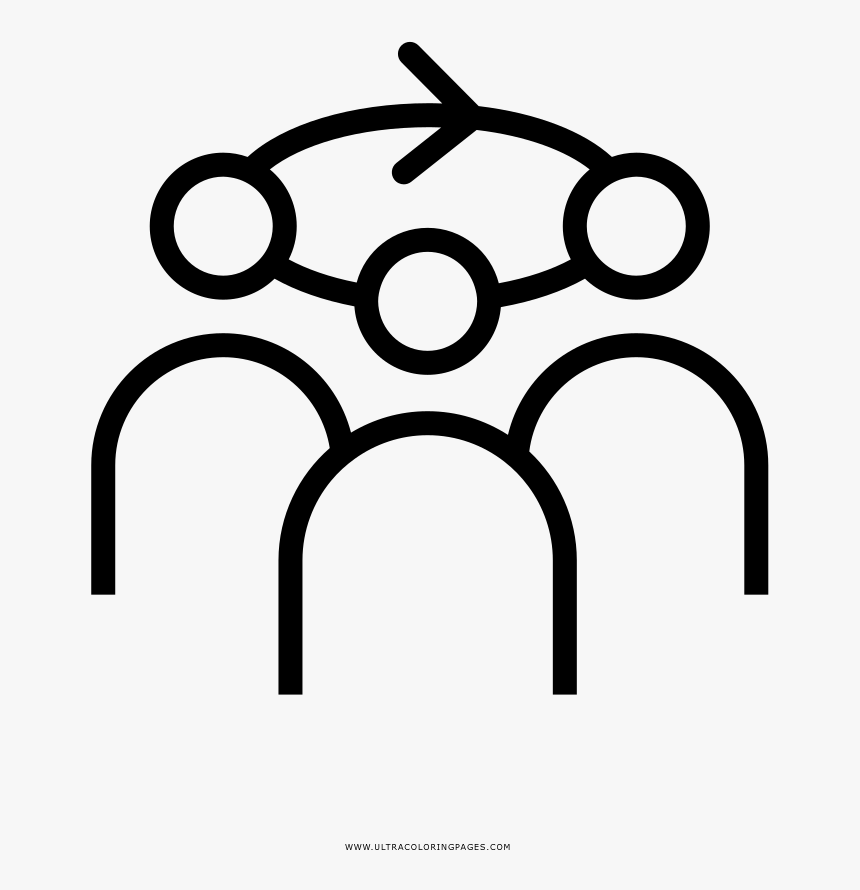 Brainstorming Coloring Page - Sociology Icon, HD Png Download, Free Download